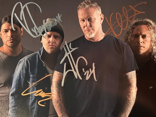 Metallica signed - (full,