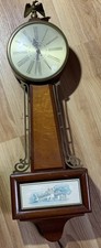 SESSIONS ELECTRIC BANJO CLOCK Works & keeps time Vtg 1940’s MCM USA Made 22”