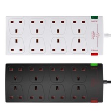 8 Way Mains Surge Protected