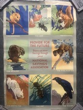 National Savings Poster - Rare Monthly Poster Retro #3 See Desc