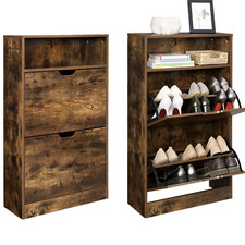 Vintage Shoe Cabinet with 2