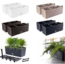 Flower Boxes, Rattan Look