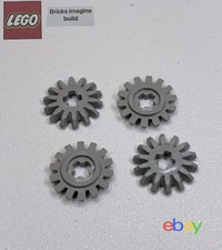 4 x Lego Technic Old Grey