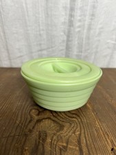 Jadeite Drippings Grease Bowl And Lid. Beehive
