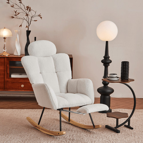 Rocking chair with padded - with,