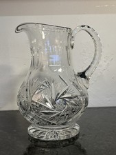 Vintage Cut Glass Water Jug