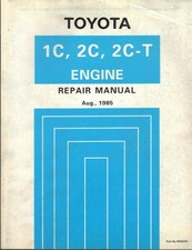 TOYOTA LITEACE,TOWNACE 1C,2C,2C-T,1.8,2.0 DIESEL ENGINE REPAIR MANUAL 1985-2001