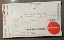 Lush Rock Band Music Ticket