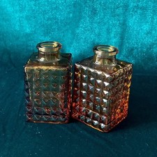 Vintage Amber Glass Decorative