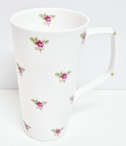 Rose bud mug bone china - mug,