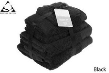 BLACK - EGYPTIAN COTTON 650GSM
