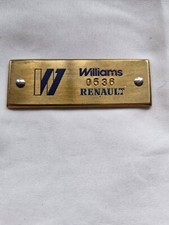 Renault clio williams 2.0 1.8 16v DASHBOARD Numbered Plate 0536