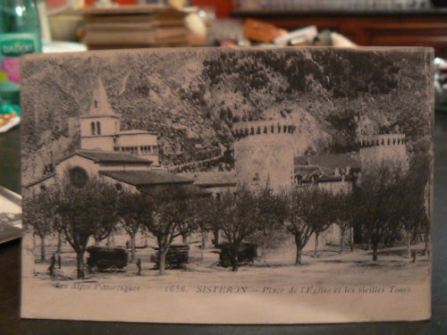 Cpa sisteron gypsy caravans - cpa,