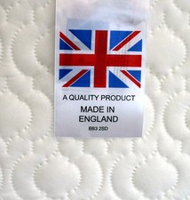 Cot Bed fully sprung Mattress - 140 x 65 x 10cm - Junior Toddler Bed - Deluxe