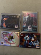 Upper Deck Space Jam 2022 Bundle With A Rare Film Cels Daffy Duck