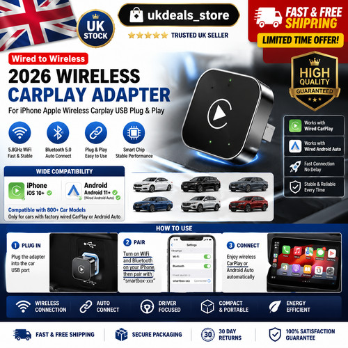 2026 wireless carplay adapter - carplay,