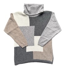 Marks & Spencer Lambswool Angora Blend Jumper Womens UK 10 Wool Turtleneck