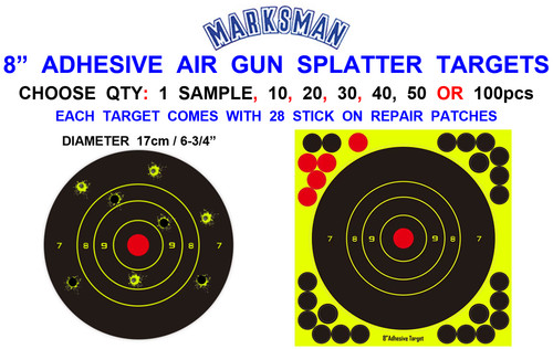 Marksman splatter targets - marksman, 8"