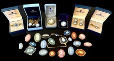 WEDGWOOD JASPERWARE PINS CLIPS