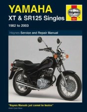 Haynes Yamaha XT125 SR125 Singles 1982-2003 Motorcycle Repair Manual : H1021