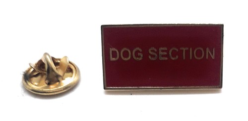 Dog section sign lapel - dog,