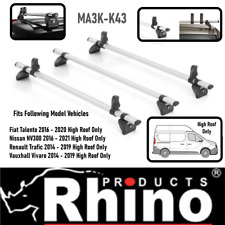 Rhino Kammbar 3 Roof bars Fiat Talento Nissan NV300 Renault Trafic Vaux Vivaro