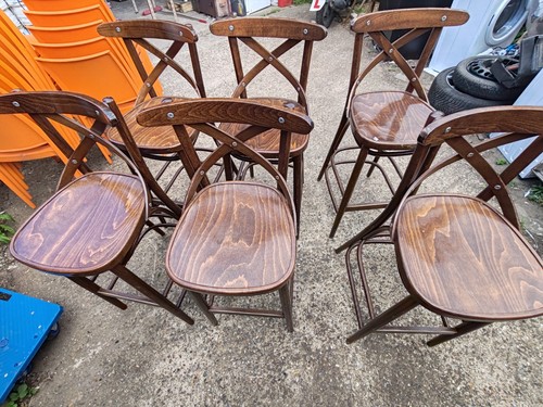 Wooden bar chairs fameg - wooden,