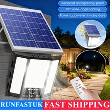 Outdoor 480 LED Solar Flood Light Street Light Dusk to Dawn Wall Lamp Security