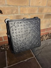 Polypipe UG502 Manhole Cover Square Frame & Lid  320mm  New Style