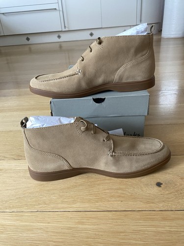 Mens clarks torford mid suede - mid,
