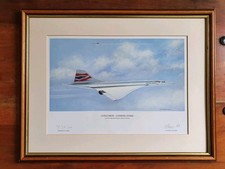 Concorde - Coming Home by Anthony Hansard. Signed print Limited edition