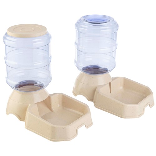 Automatic cat feeder and water - and,