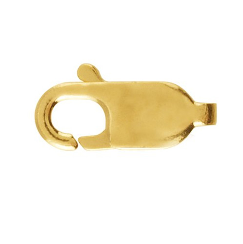 9ct gold trigger clasp 11mm - gold,