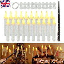 Floating Candles Halloween Hanging Harry Potter LED Lights Candles Warm White UK