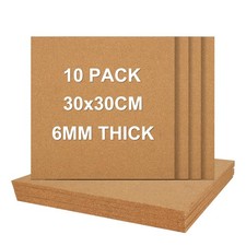 YOUNTHYE 10PCS 6mm Thick Cork
