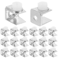 20 Pcs Zinc Alloy Glass Shelf