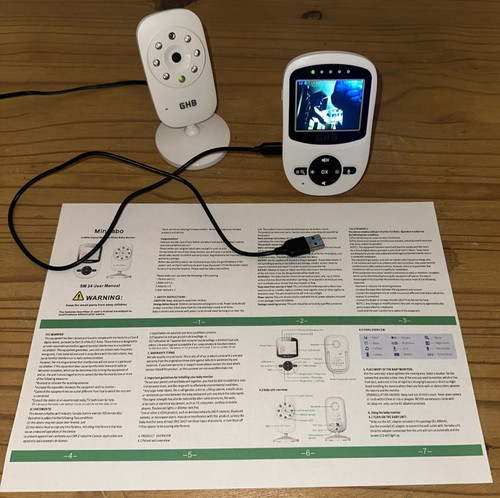 Ghb baby monitor video - ghb, video/sound
