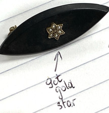 Victorian old brooch seed