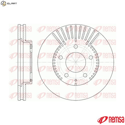 Brake disc 6840 for - disc,
