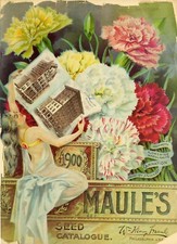 Vintage seed catalogue 1900 Poster Advertising Advert retro wall print deco gift