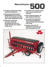 Farm Tractor Implement Machinery Brochure - Massey Ferguson MF500