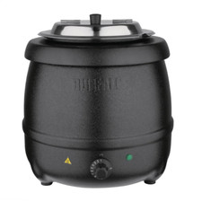 Buffalo L715 Black Soup Kettle 10 Litre Food Warmer Bain Marie Sauce Pot