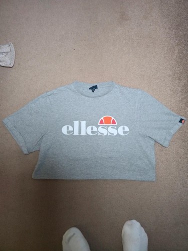 Ellesse grey cropped - grey, t-shirt