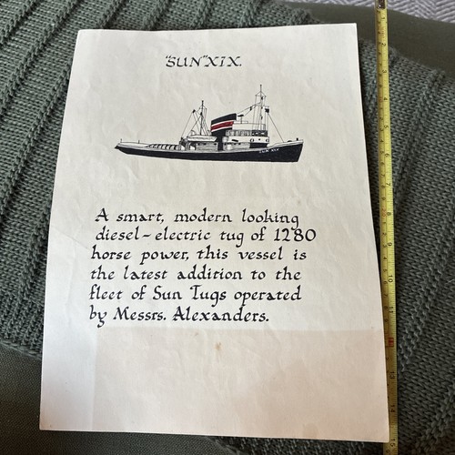 Sun xix tug tugs - sun, by