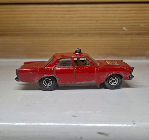 Red blue diecast police - &,