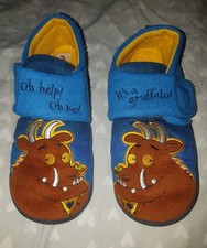 TU Blue Gruffalo Slippers Size