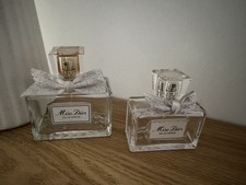2x Empty Glass Bottle Miss