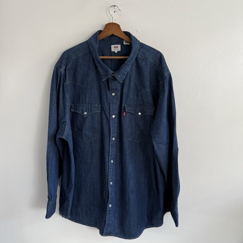 Levis denim shirt mens xxxl - denim,