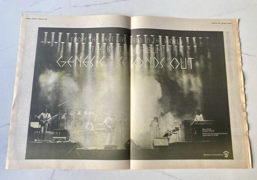 Genesis seconds out live album - seconds,