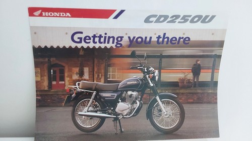 Honda cd250u sales brochure - sales,